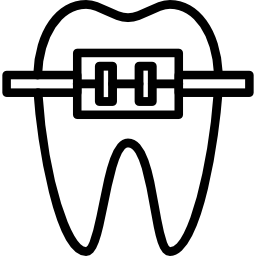Ícone do serviço Ortodontia (aparelhos e alinhadores)
